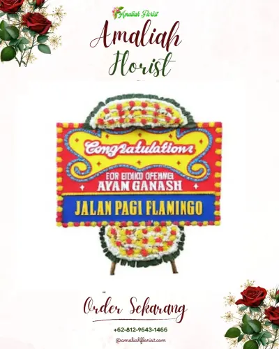 Bunga Papan Congratulation di Bodang